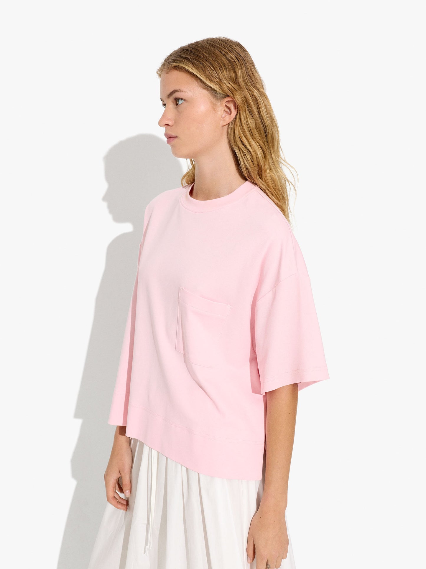 Plain Cotton T-Shirt With Pocket