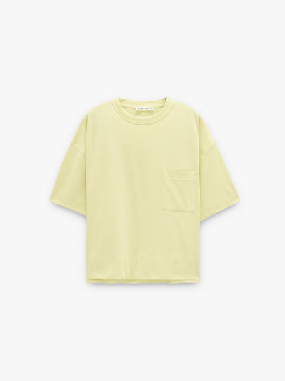 Plain Cotton T-Shirt With Pocket