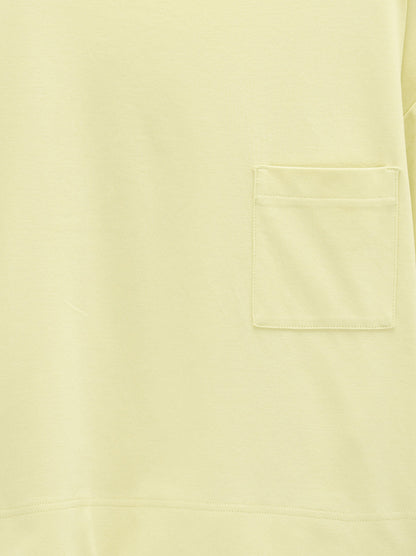 Plain Cotton T-Shirt With Pocket