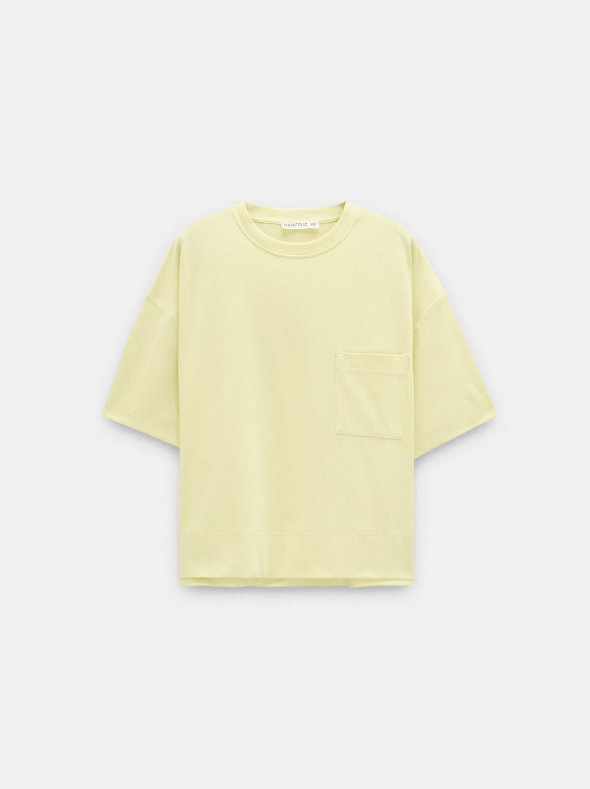 Plain Cotton T-Shirt With Pocket