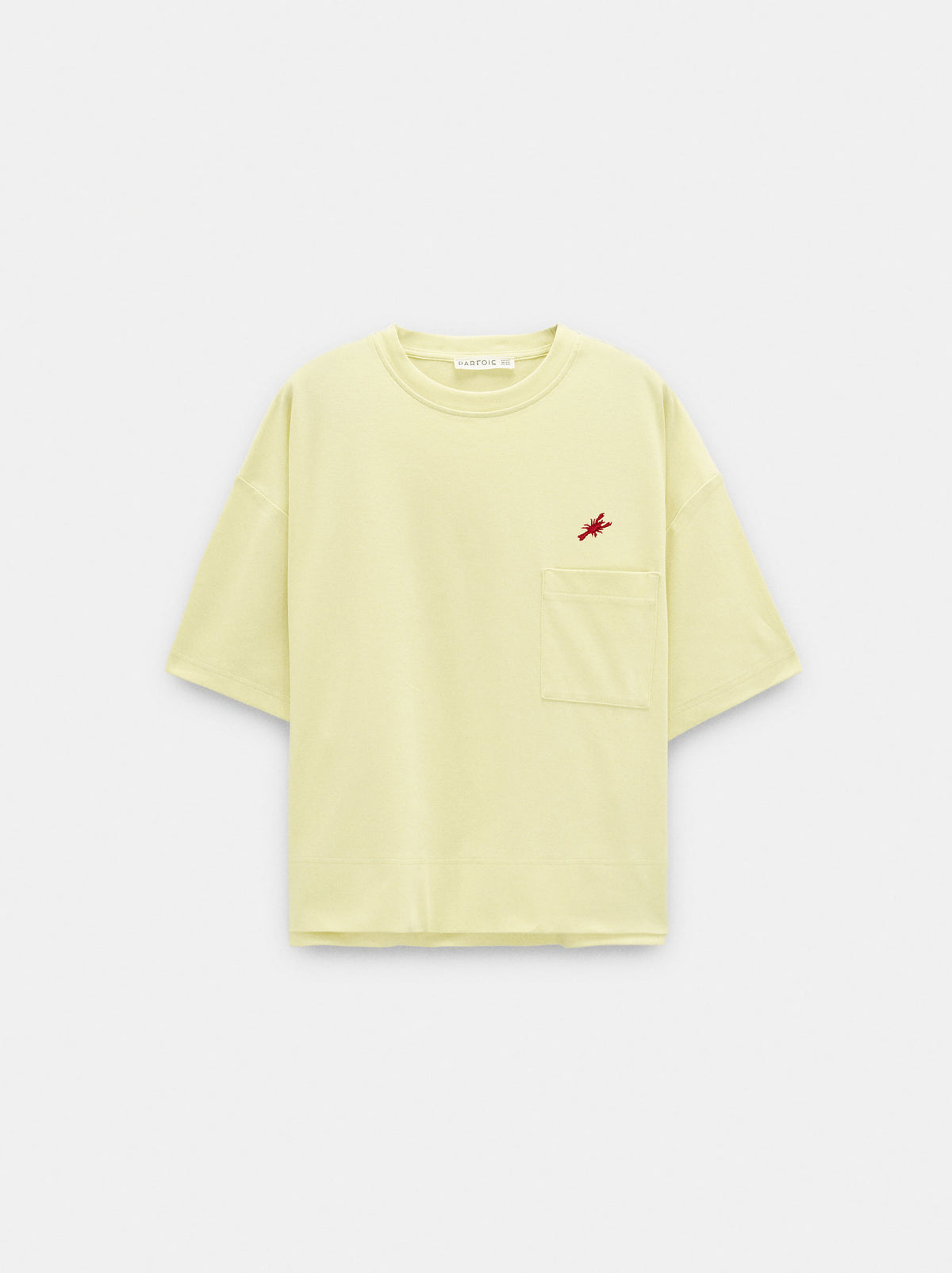 Plain Cotton T-Shirt With Pocket