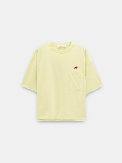 Plain Cotton T-Shirt With Pocket