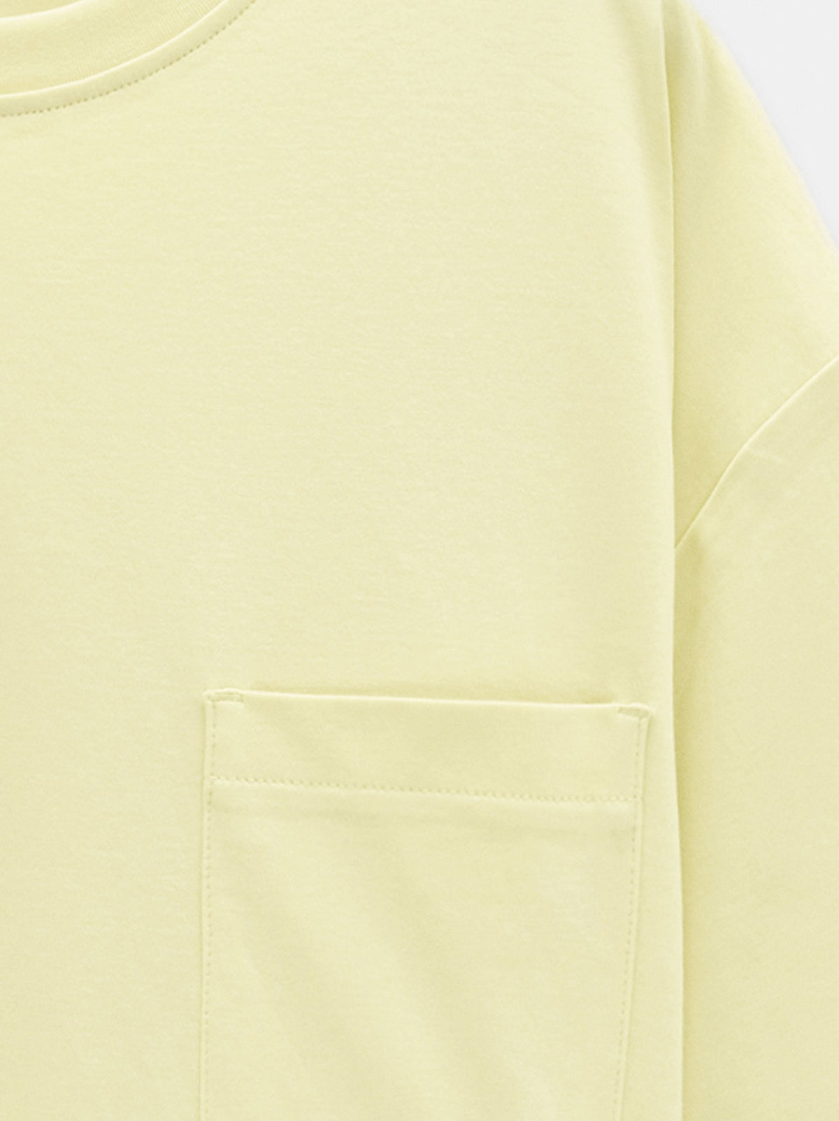 Plain Cotton T-Shirt With Pocket