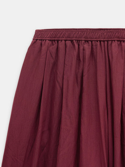 Wide Fluid Trousers With Elastic Waist