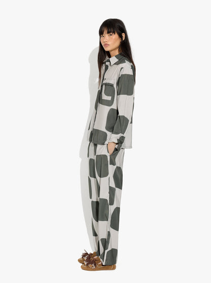 Shirt With Geometric Print