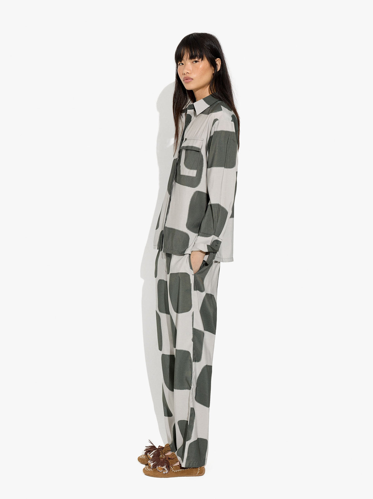 Shirt With Geometric Print