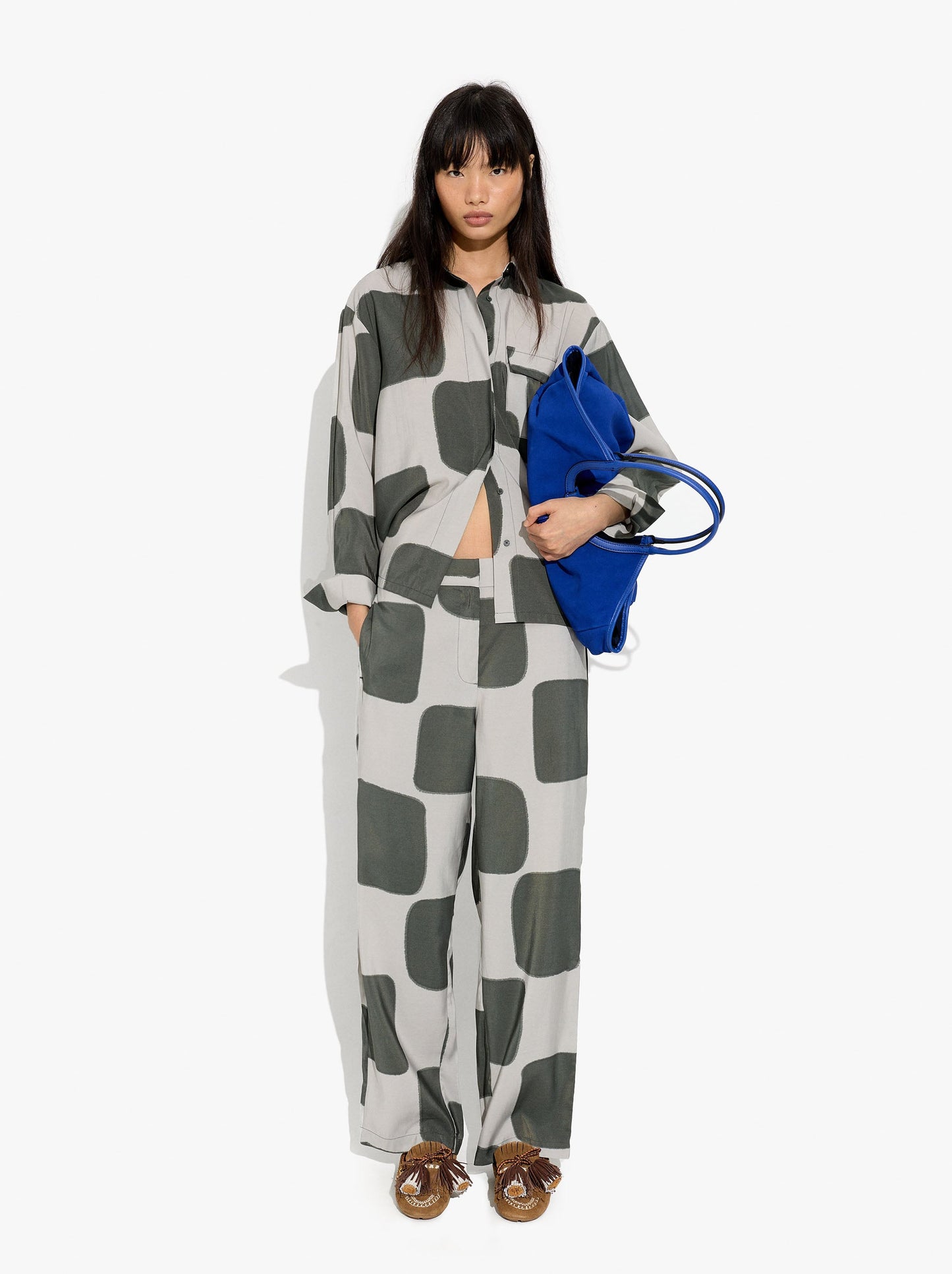 Shirt With Geometric Print
