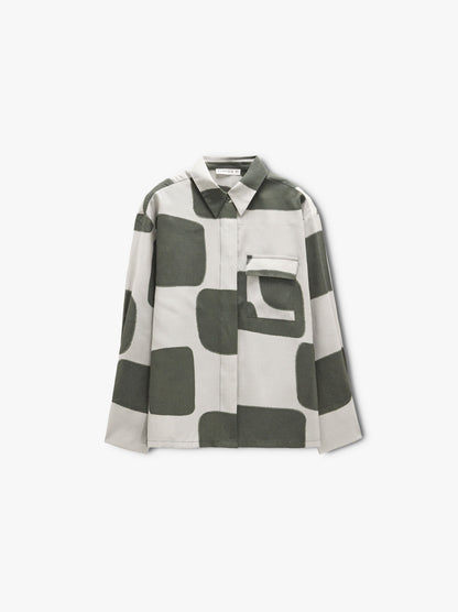 Shirt With Geometric Print