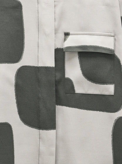 Shirt With Geometric Print