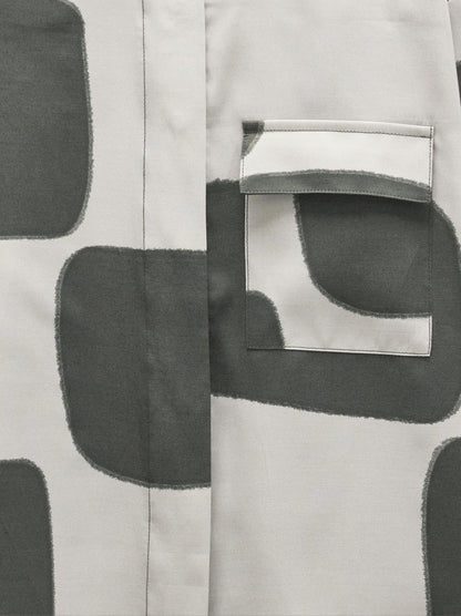 Shirt With Geometric Print