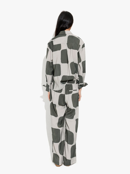 Trousers With Geometric Printed