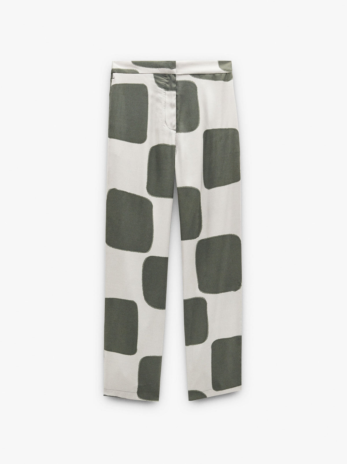 Trousers With Geometric Printed