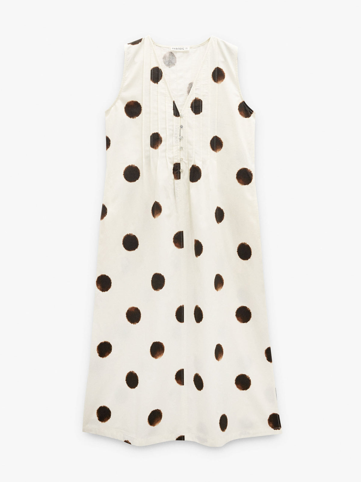 Printed Polka Dot Dress 100% Cotton