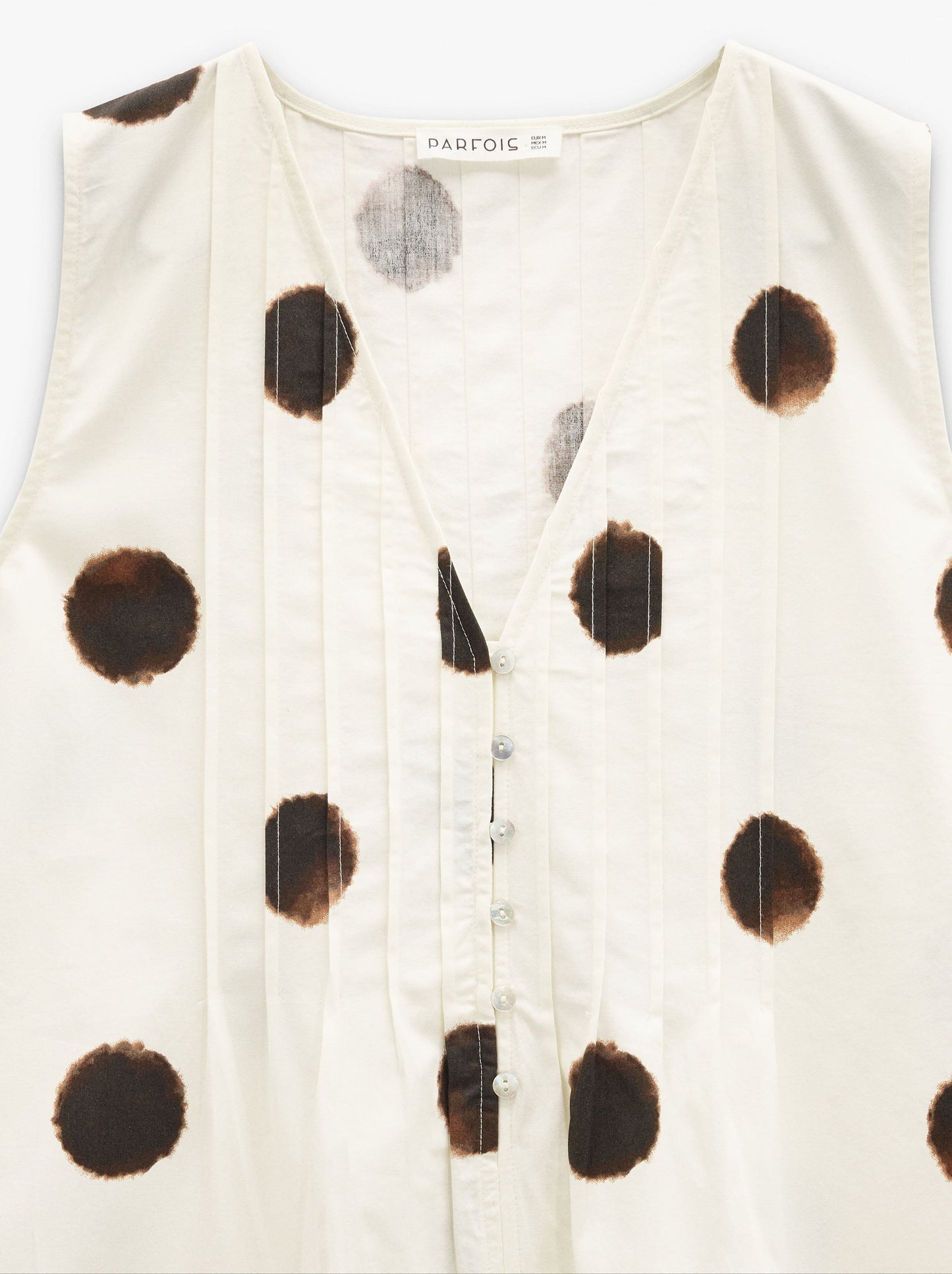 Printed Polka Dot Dress 100% Cotton