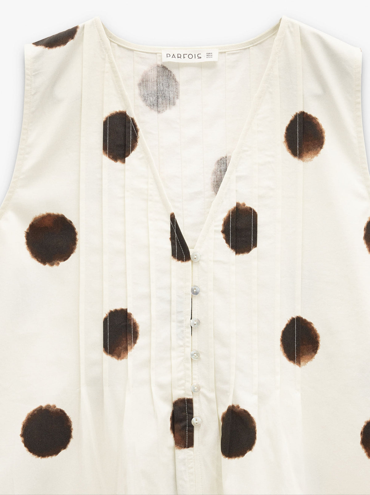 Printed Polka Dot Dress 100% Cotton