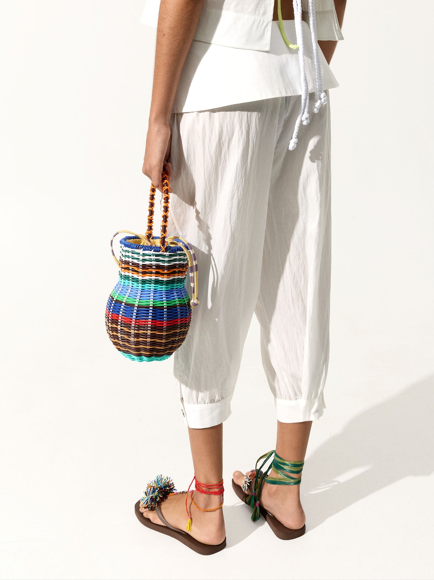 Cropped Trousers Balloon Style