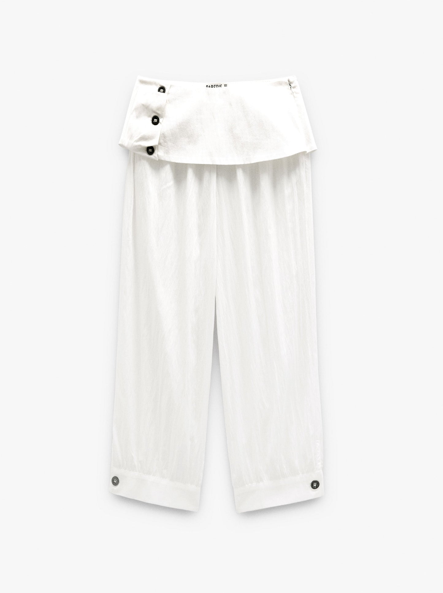 Cropped Trousers Balloon Style