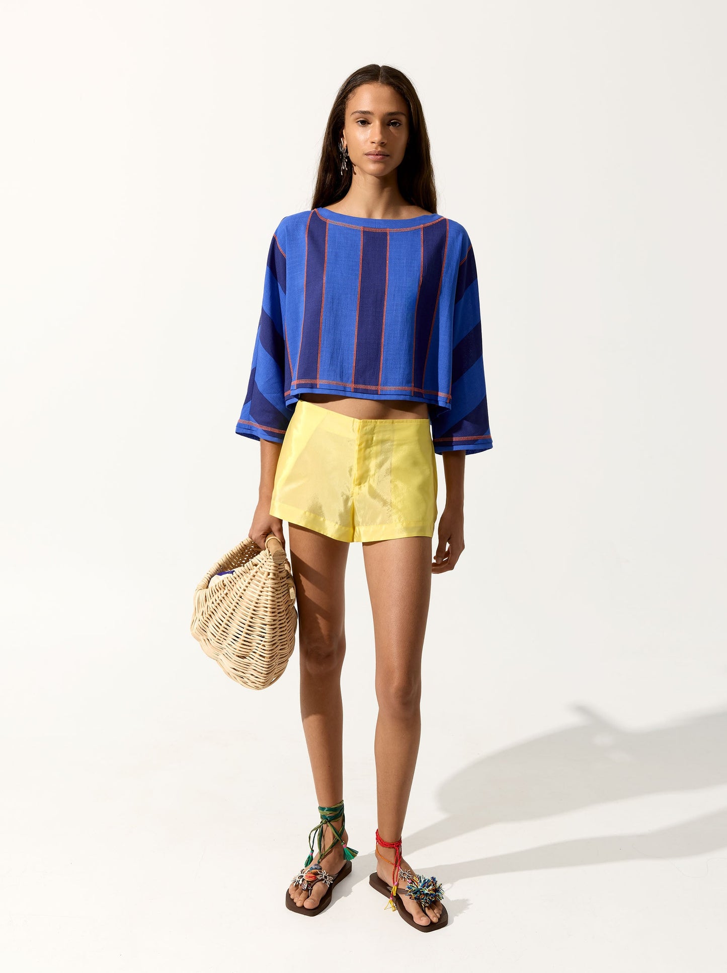 Long-Sleeve T-Shirt With Stripes