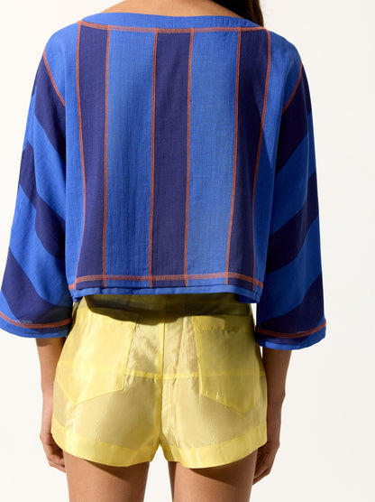 Long-Sleeve T-Shirt With Stripes