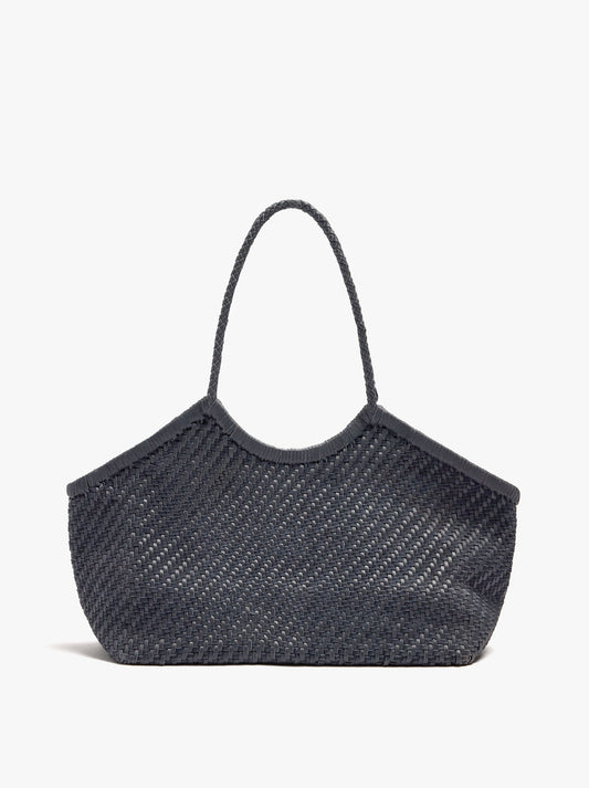 Woven Leather Shopper Bag