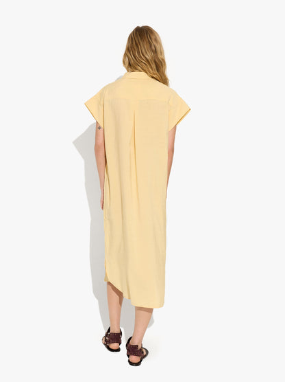Shirt Dress With Crinkled Effect