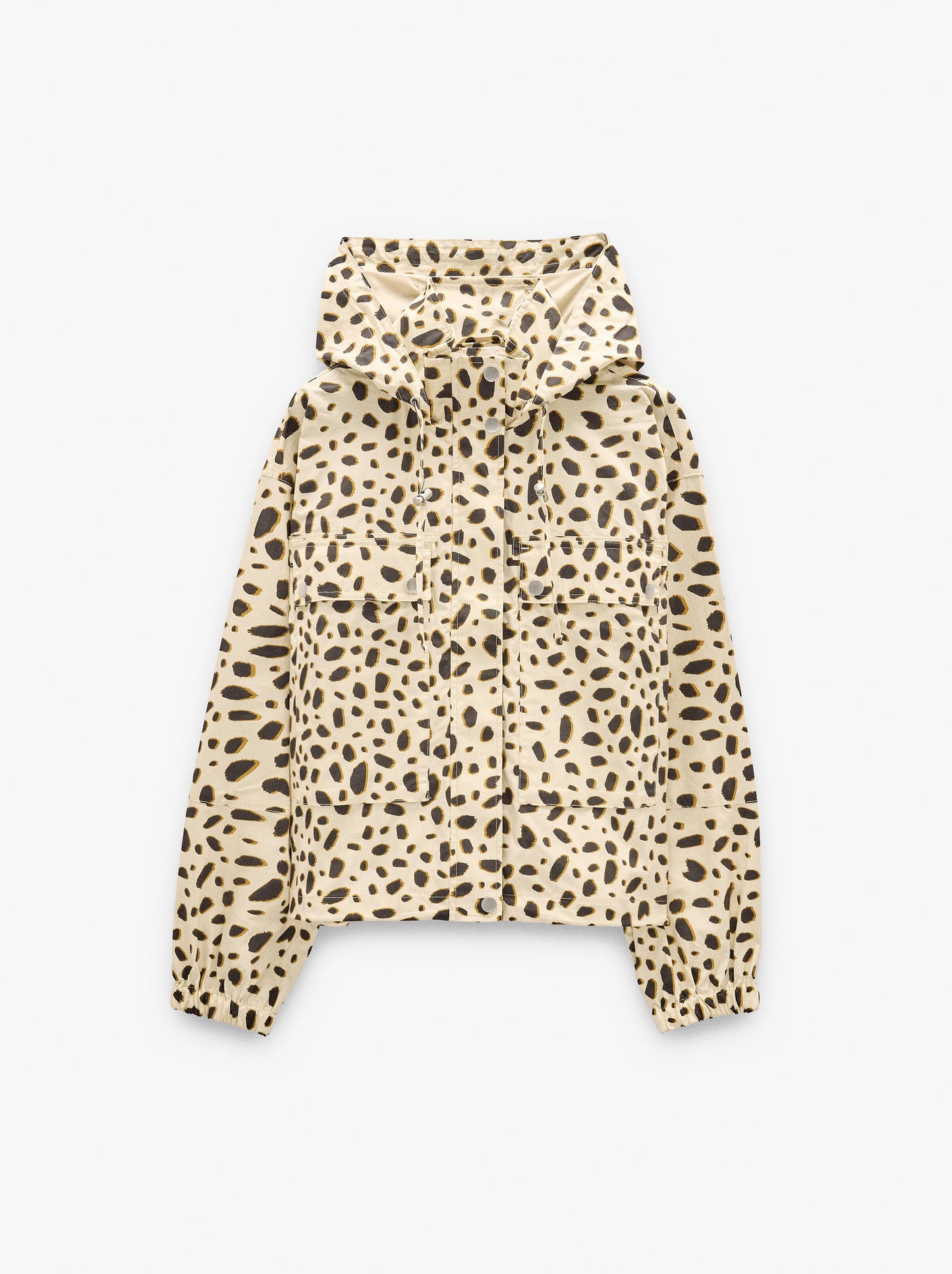 Jacket With Printed Animal Pattern Water-Repellent
