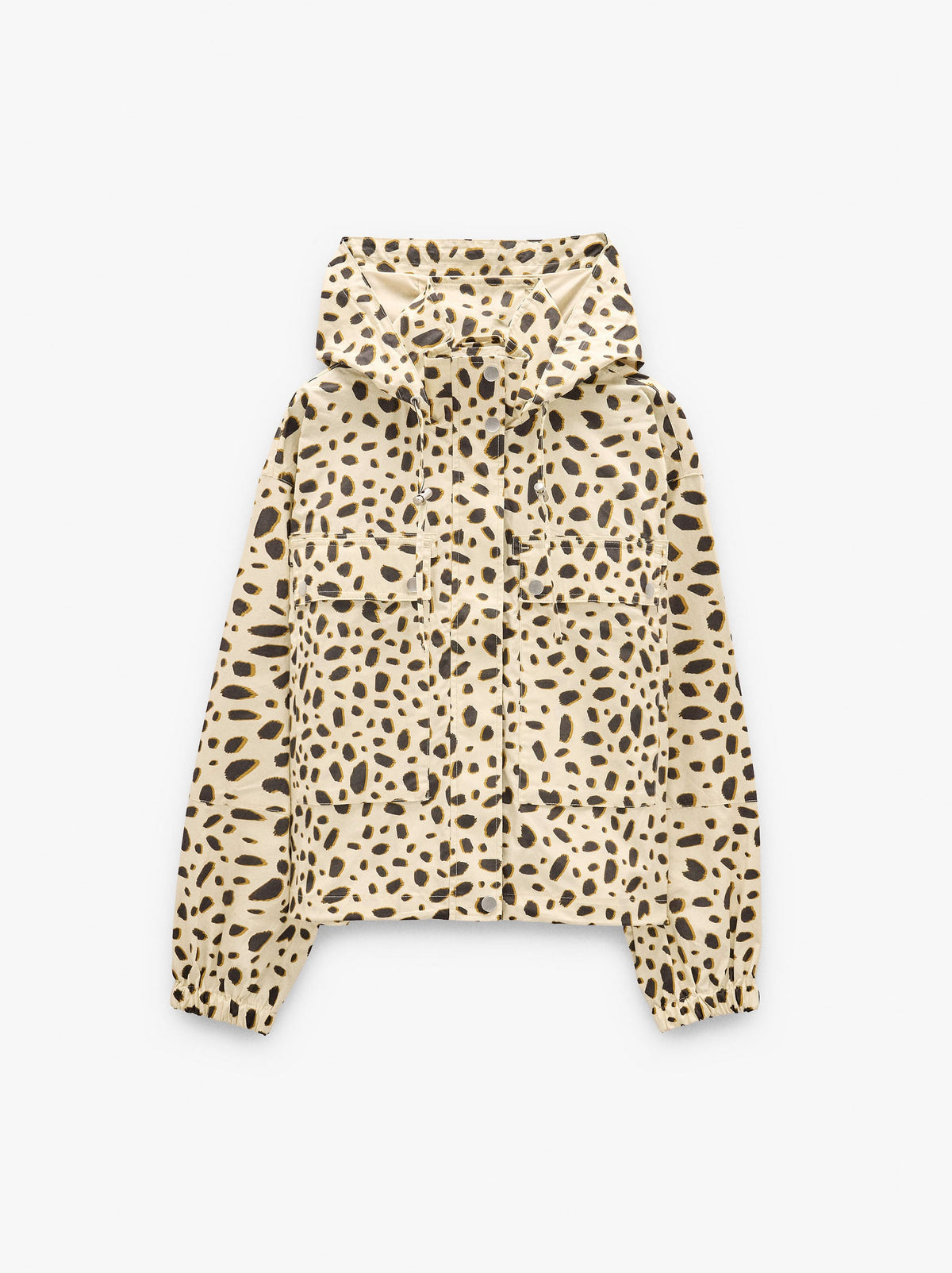Jacket With Printed Animal Pattern Water-Repellent