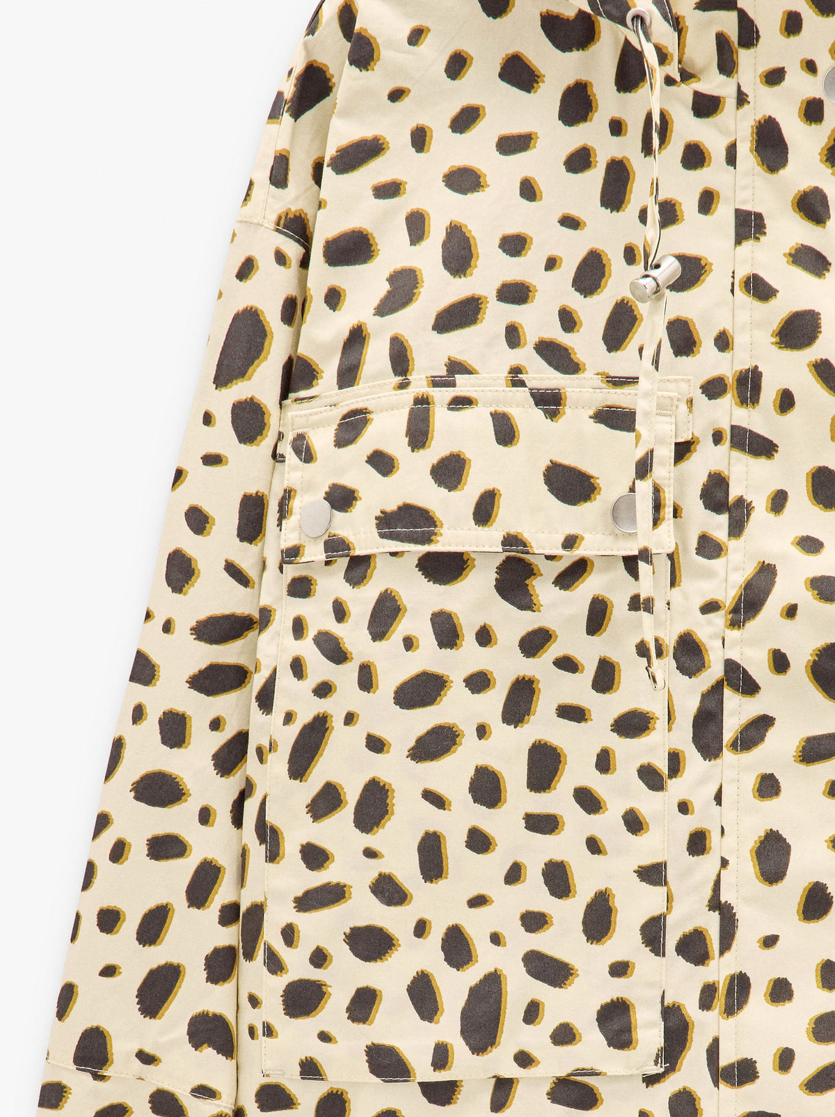 Jacket With Printed Animal Pattern Water-Repellent