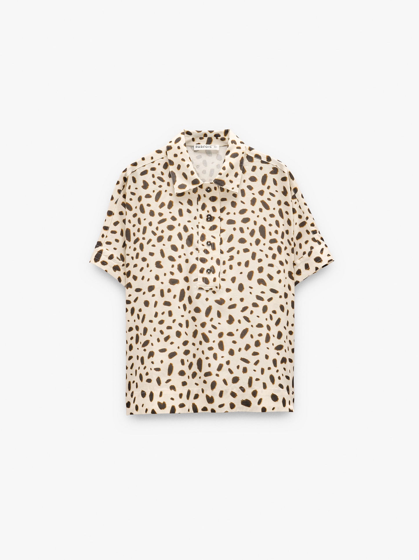 Blouse With Animal Printed 100% Lyocell