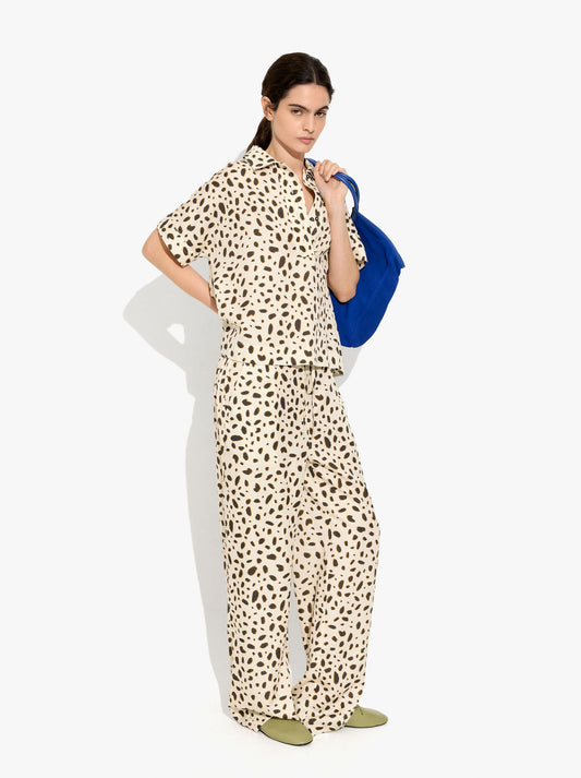 Animal Printed Trousers 100% Lyocell