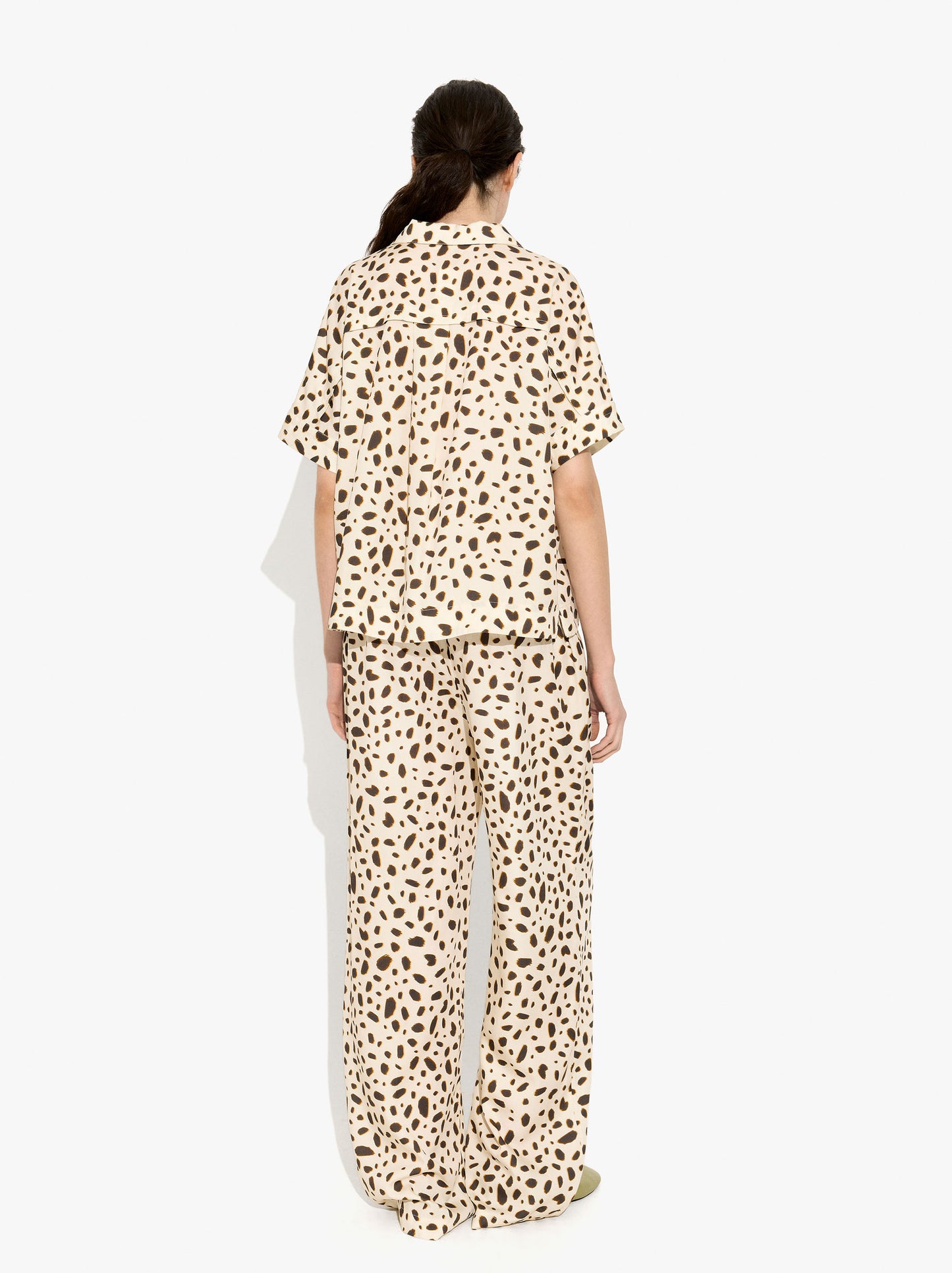 Animal Printed Trousers 100% Lyocell