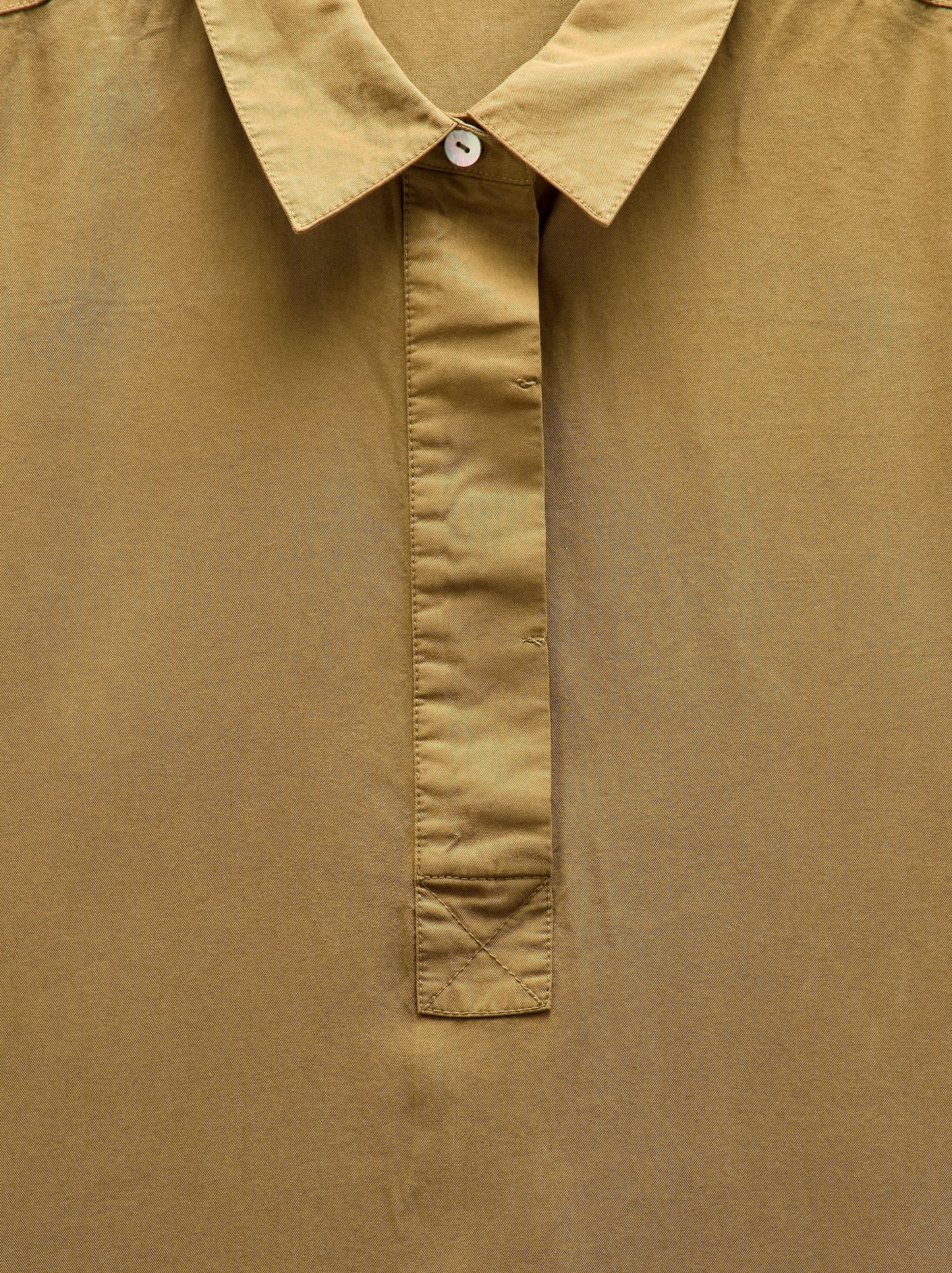 Midi Shirt Dress 100% Lyocell