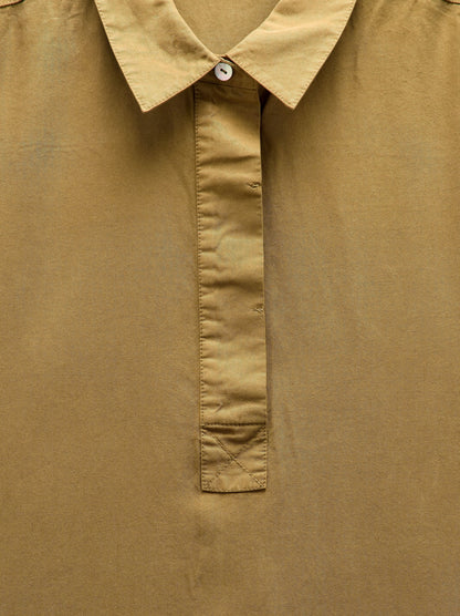 Midi Shirt Dress 100% Lyocell