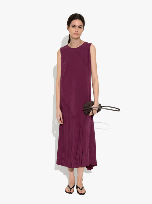 Flowy Dress With Diagonal Details
