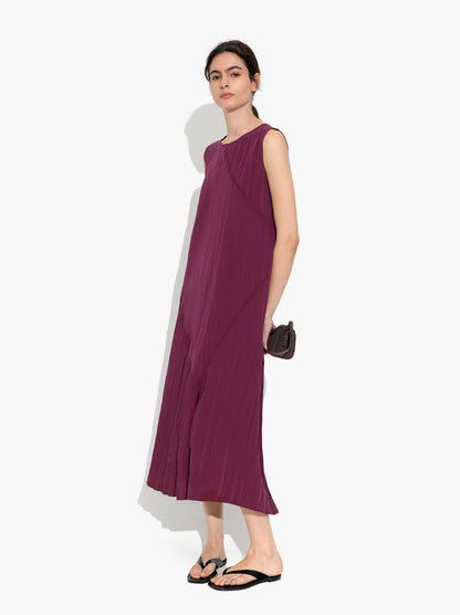 Flowy Dress With Diagonal Details