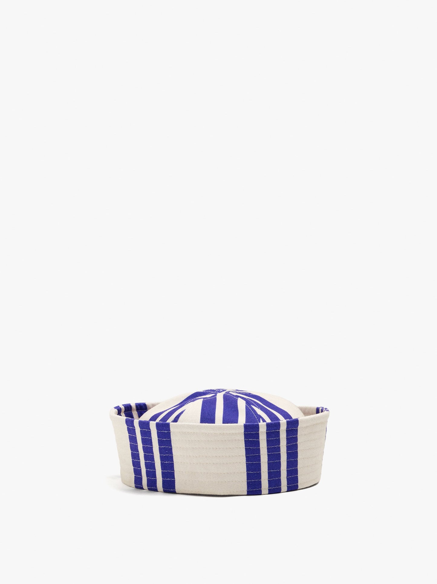 Pillbox Hat With Stripes