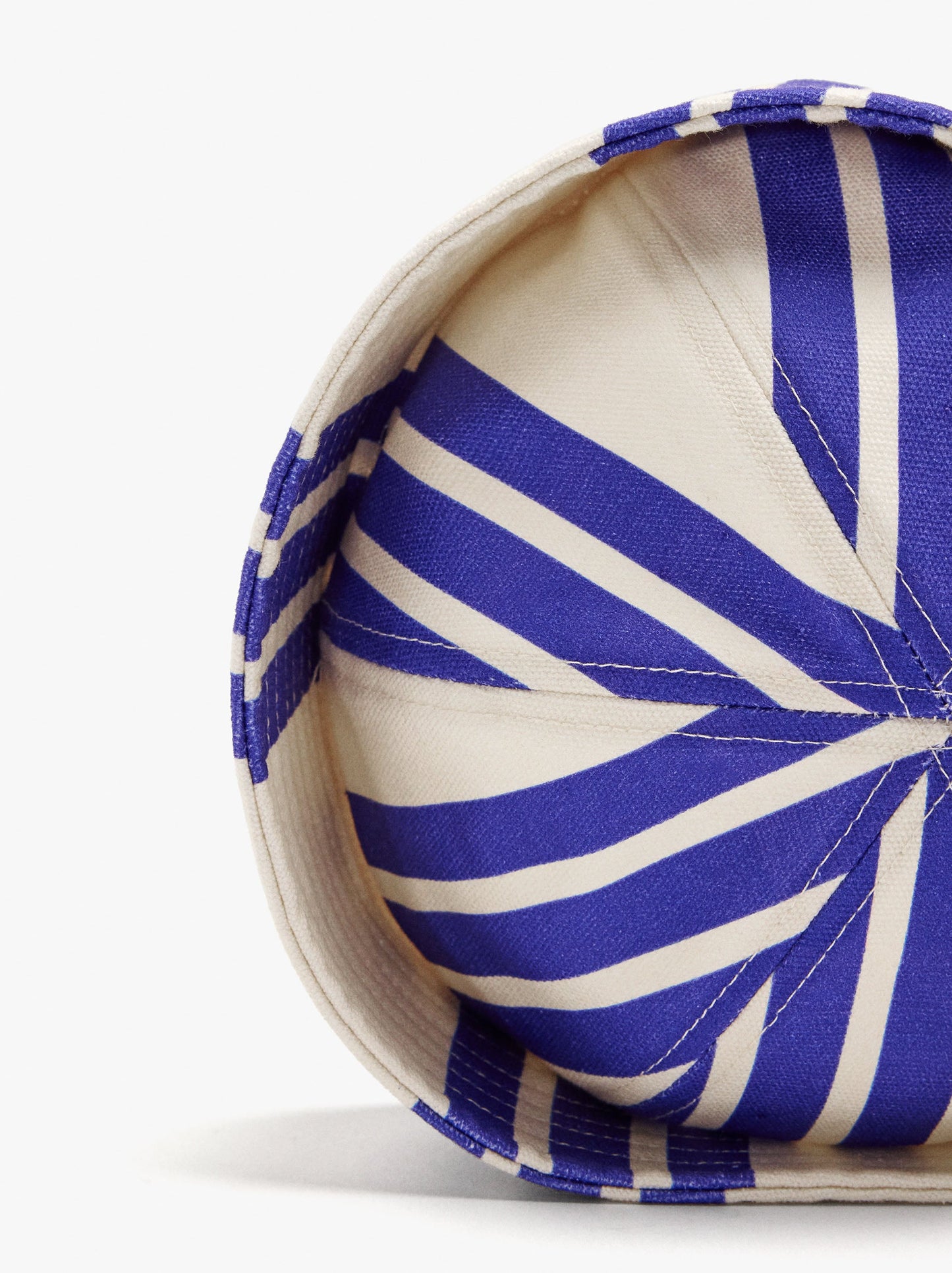 Pillbox Hat With Stripes