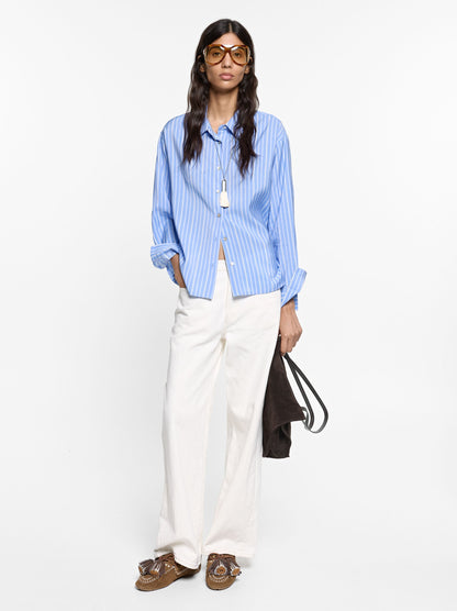 Striped Shirt With An Adjustable Strap