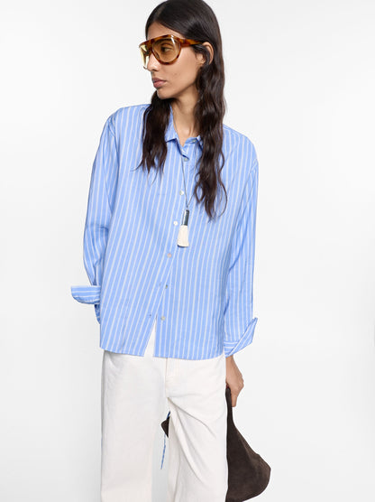 Striped Shirt With An Adjustable Strap