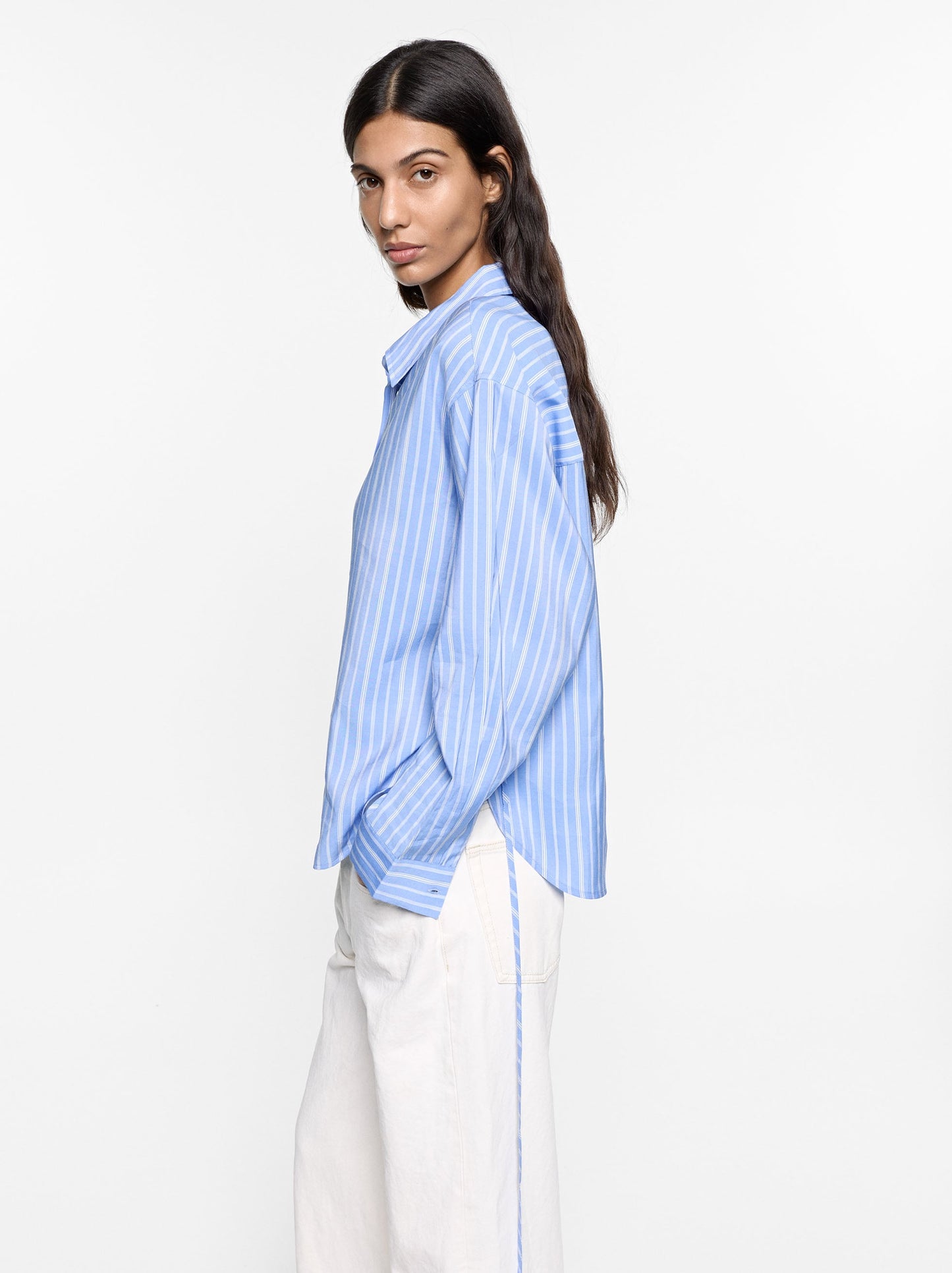 Striped Shirt With An Adjustable Strap