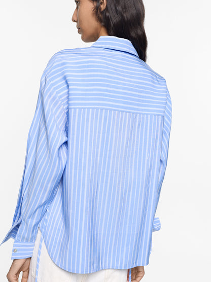 Striped Shirt With An Adjustable Strap