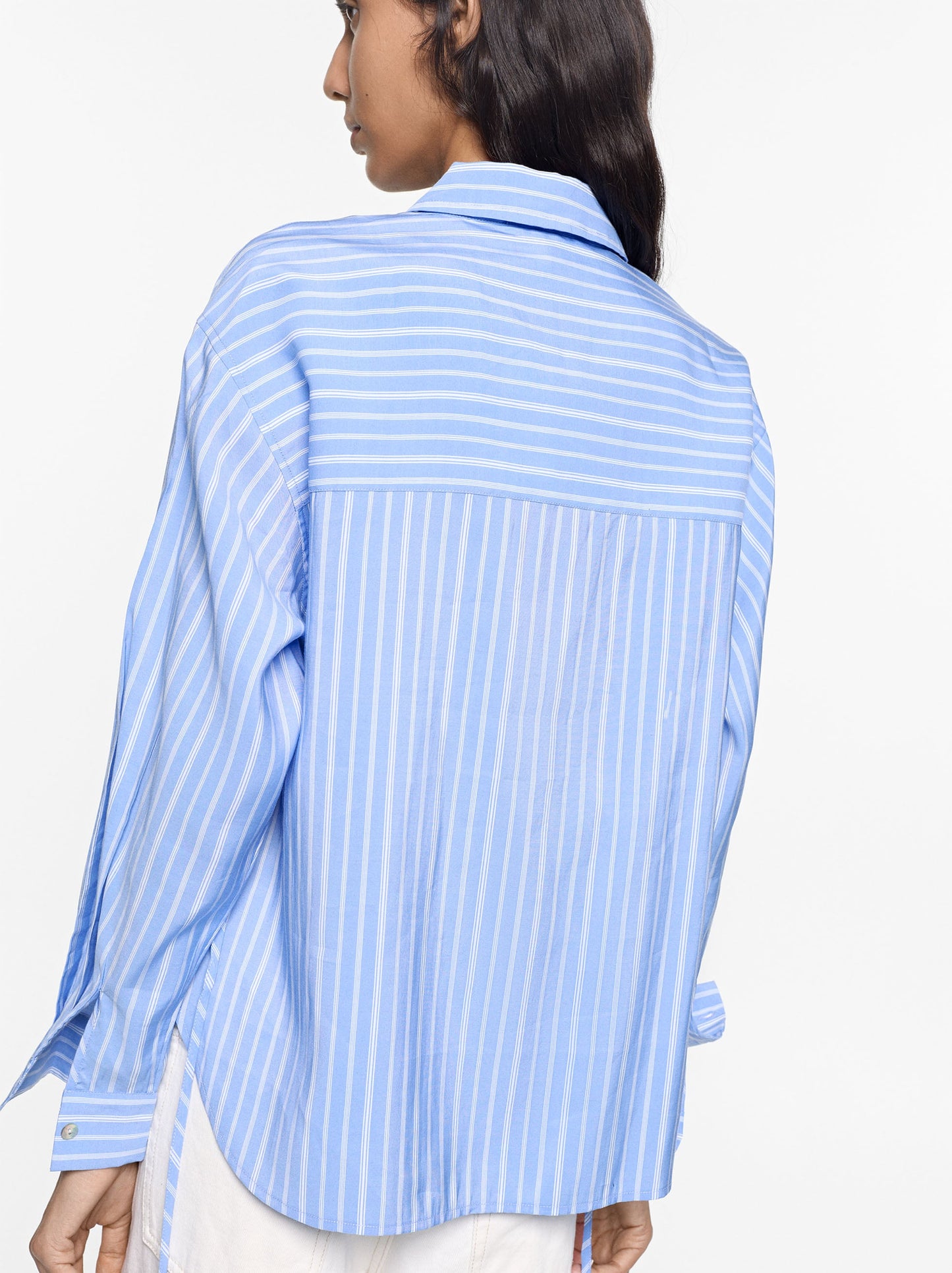 Striped Shirt With An Adjustable Strap