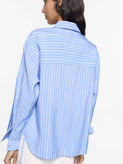 Striped Shirt With An Adjustable Strap