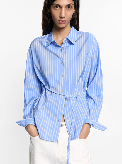 Striped Shirt With An Adjustable Strap