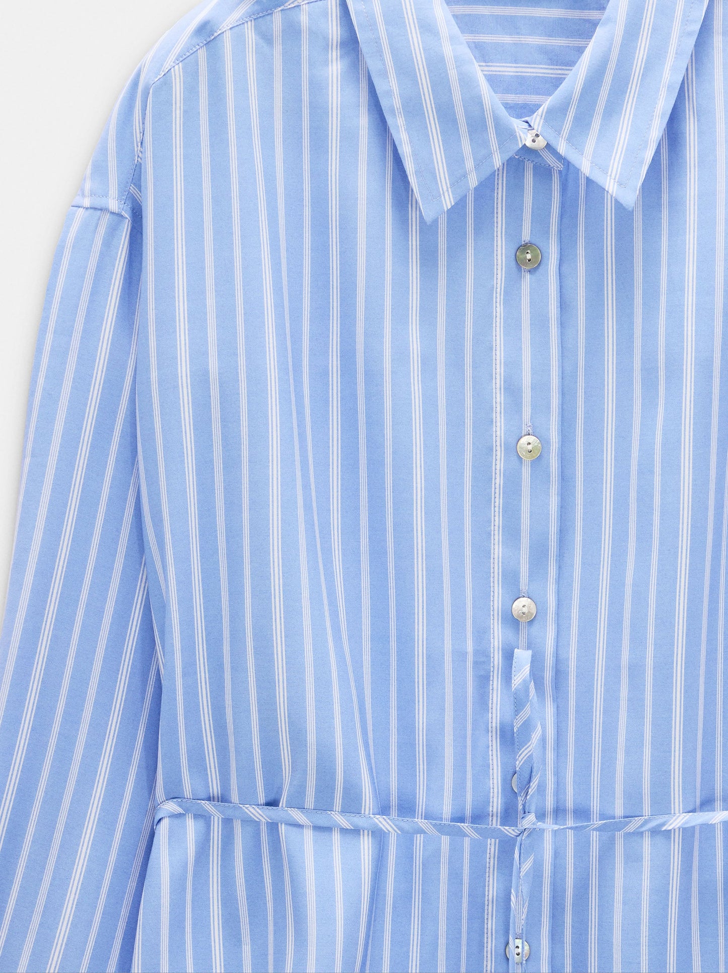 Striped Shirt With An Adjustable Strap