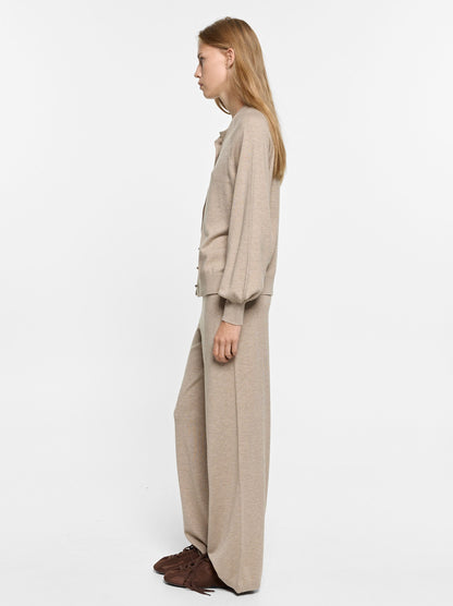 Knit Trousers With Elastic Waist