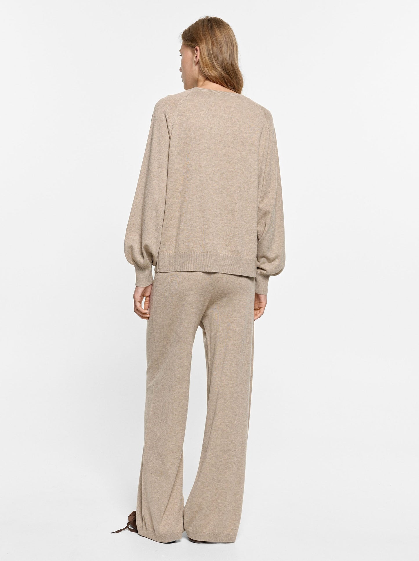 Knit Trousers With Elastic Waist