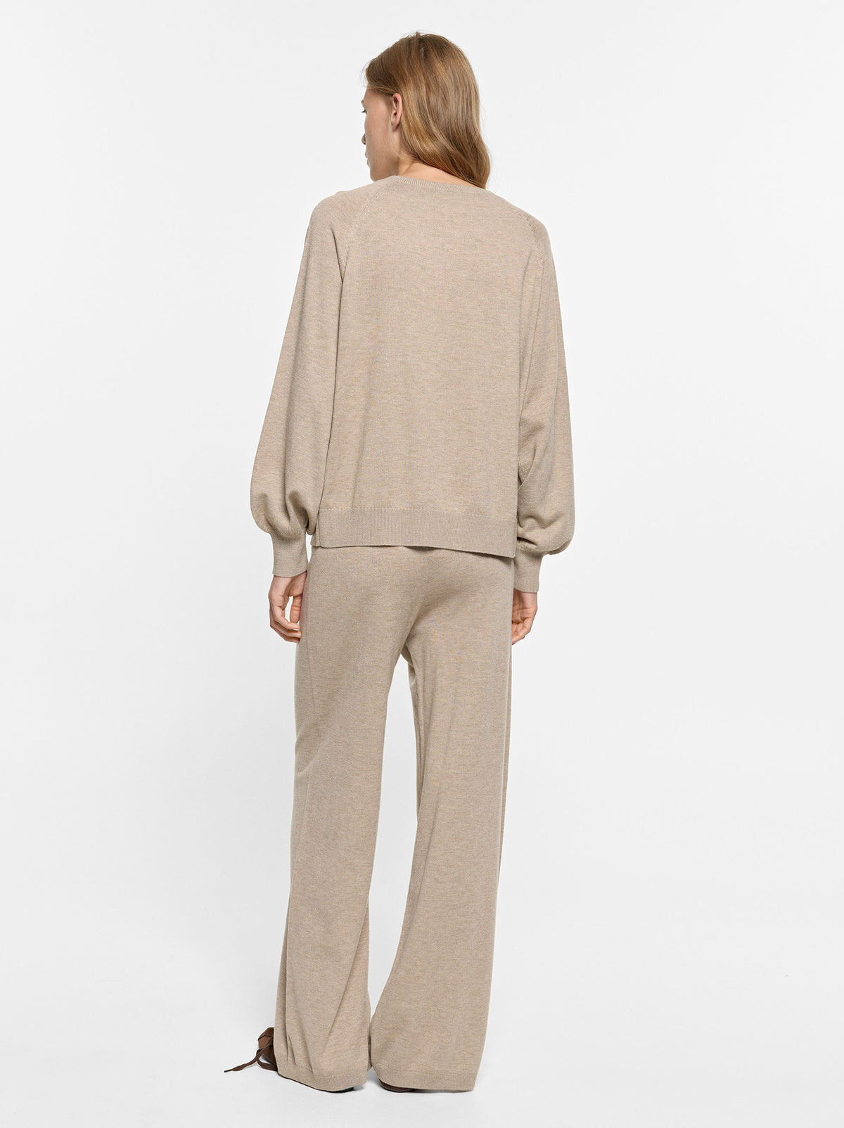 Knit Trousers With Elastic Waist