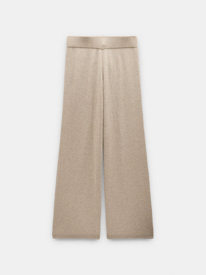 Knit Trousers With Elastic Waist