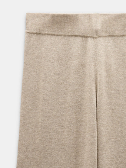 Knit Trousers With Elastic Waist